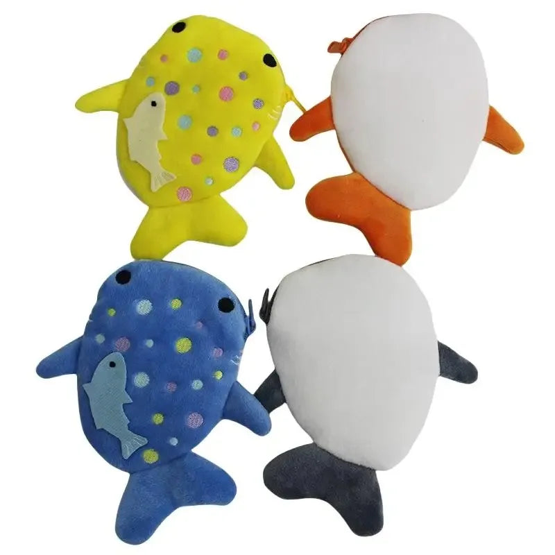 Plush Whale Shark Coin Purse (8 Colours) - Ice Cream Cake