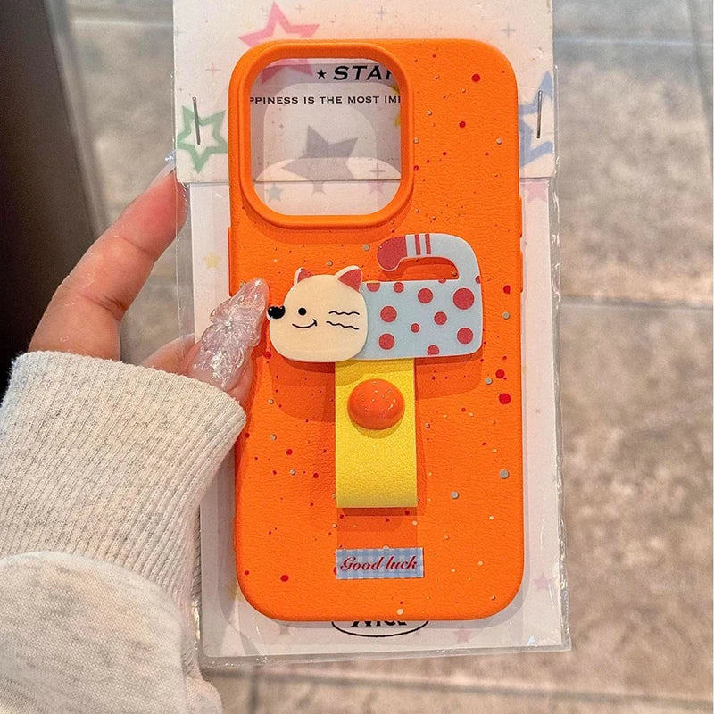 Animal Finger Ring iPhone Case