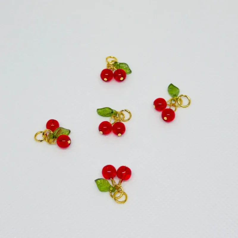 Glossy Cherry Dust Plug Charm
