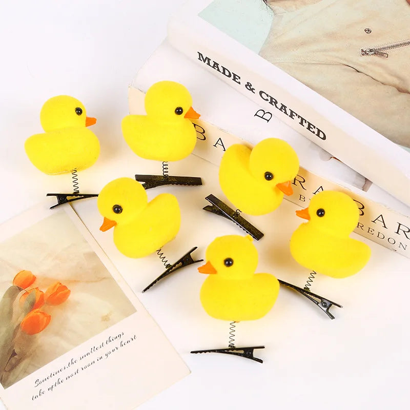 Rubber Ducky Mini Hairclip Set