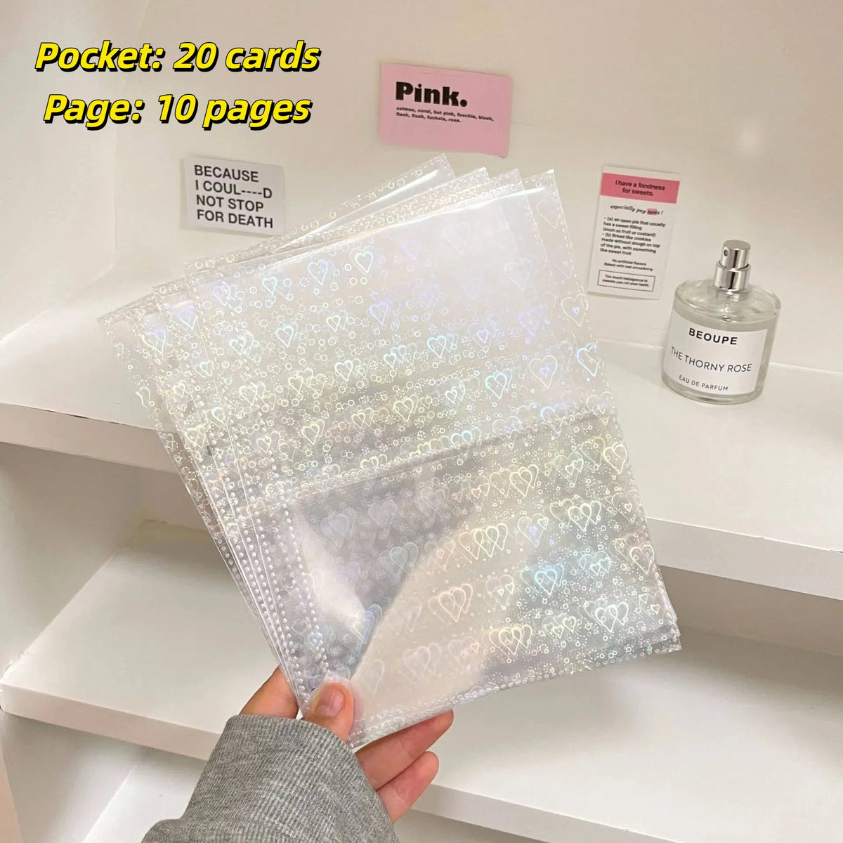 Trading Card Insert Sleeve Planner Page Sets (Set of 10 Sheets)