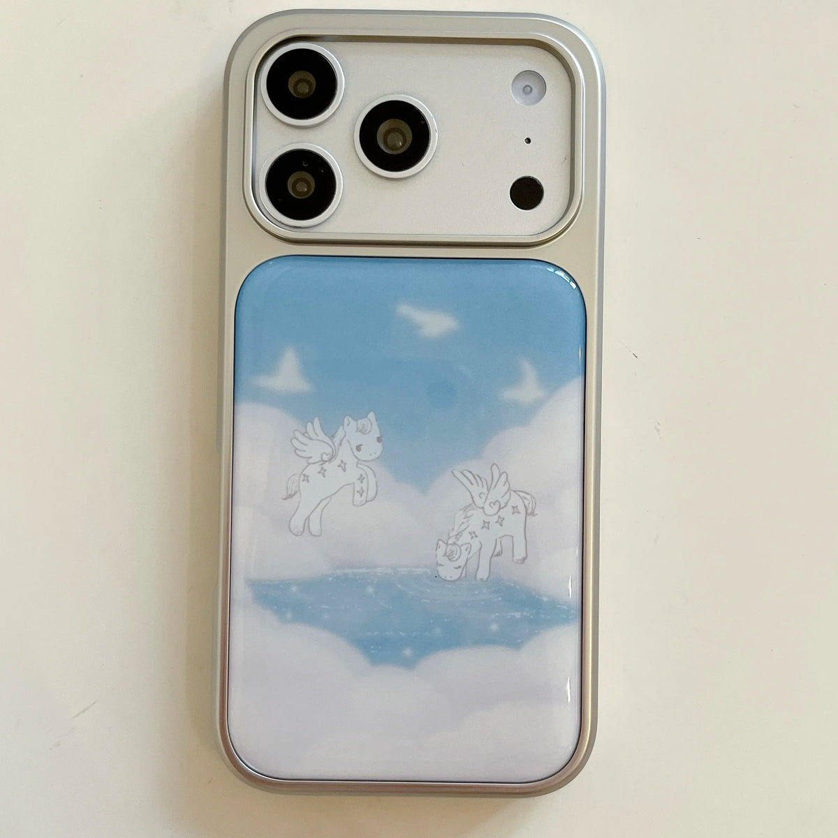 Cloudy Pegasus iPhone Case