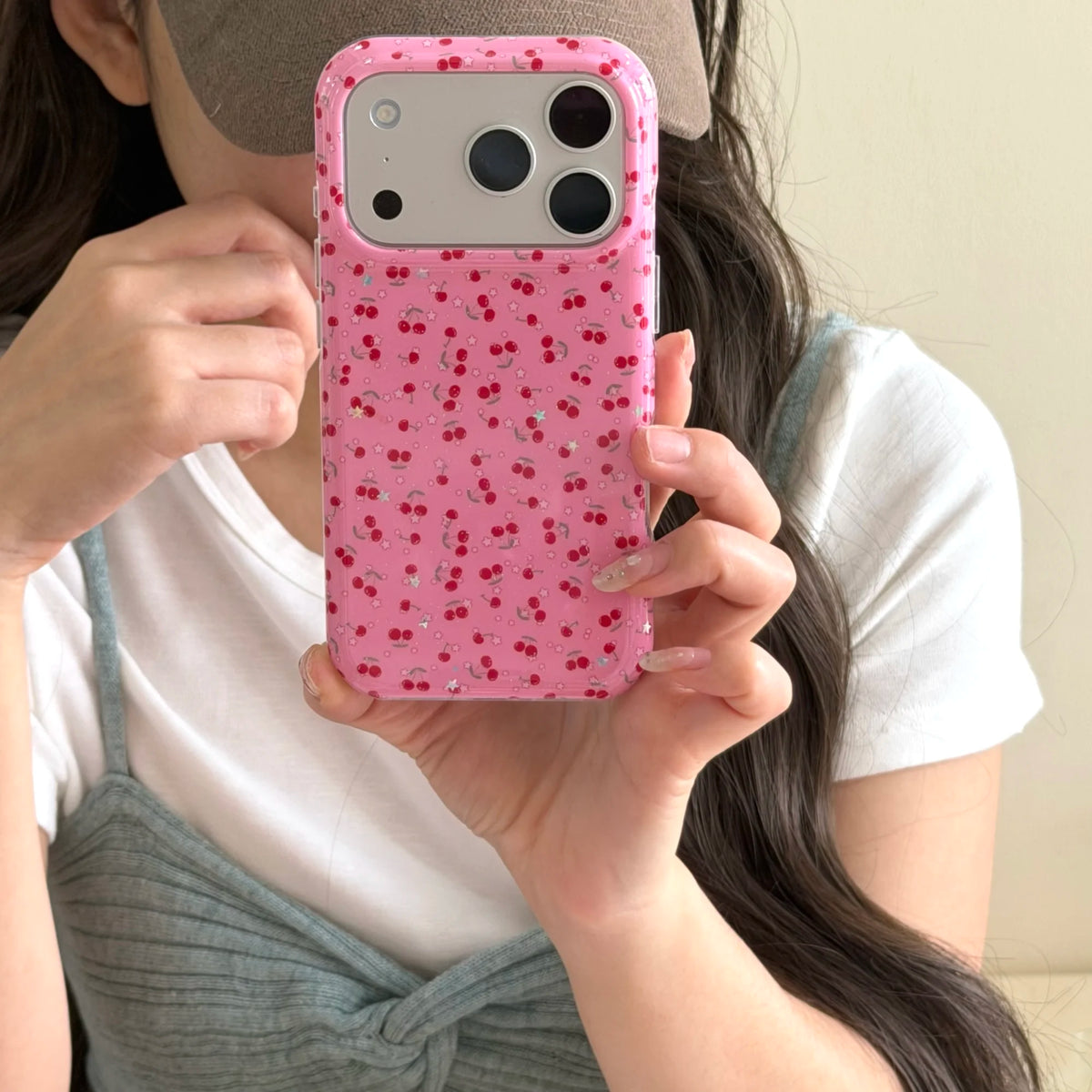 Cherry Pattern iPhone Case