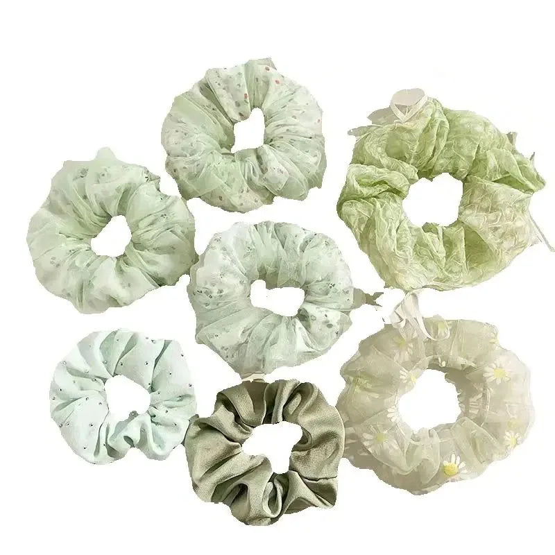 Cottagecore Romance Scrunchie Set (Set of 7 Scrunchies)