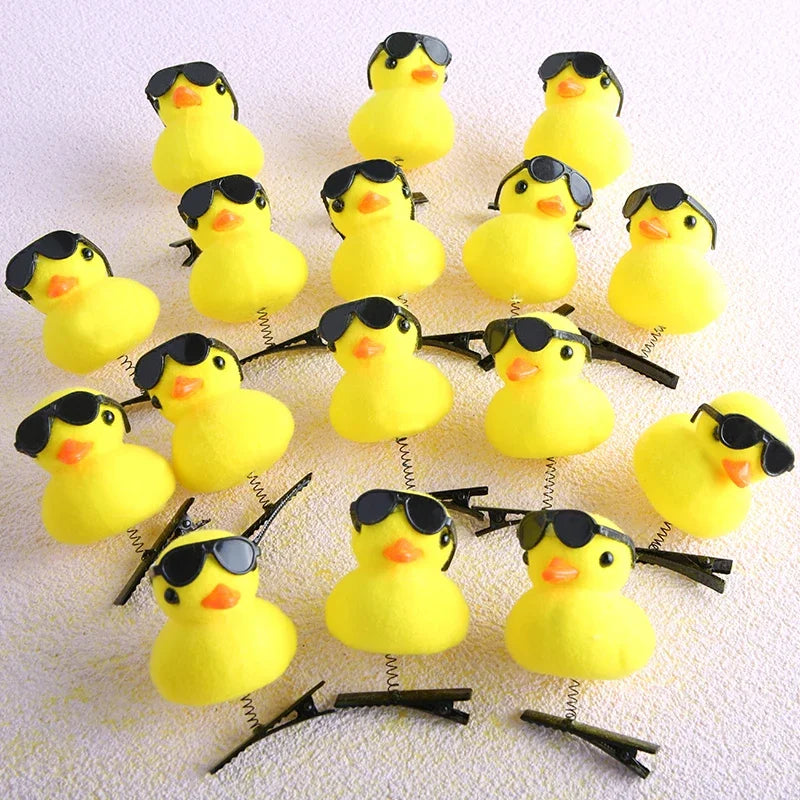 Rubber Ducky Mini Hairclip Set