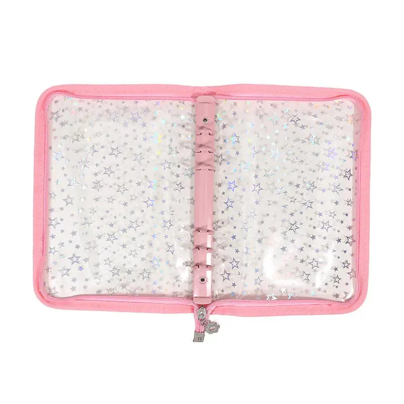 Star Glitter Photo Card Ring Binder