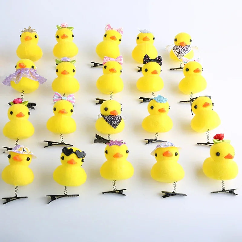 Rubber Ducky Mini Hairclip Set