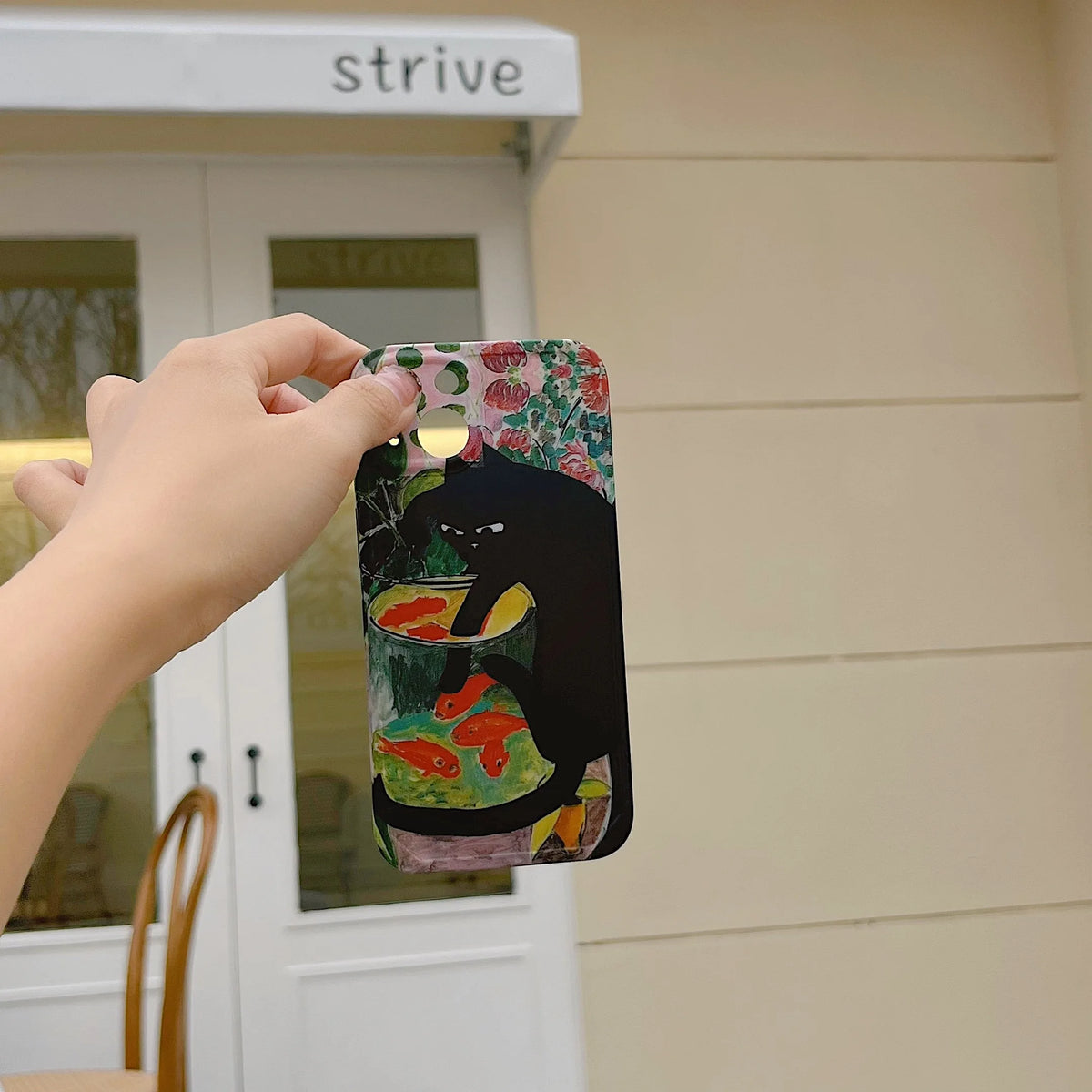 Naughty Cat iPhone Case