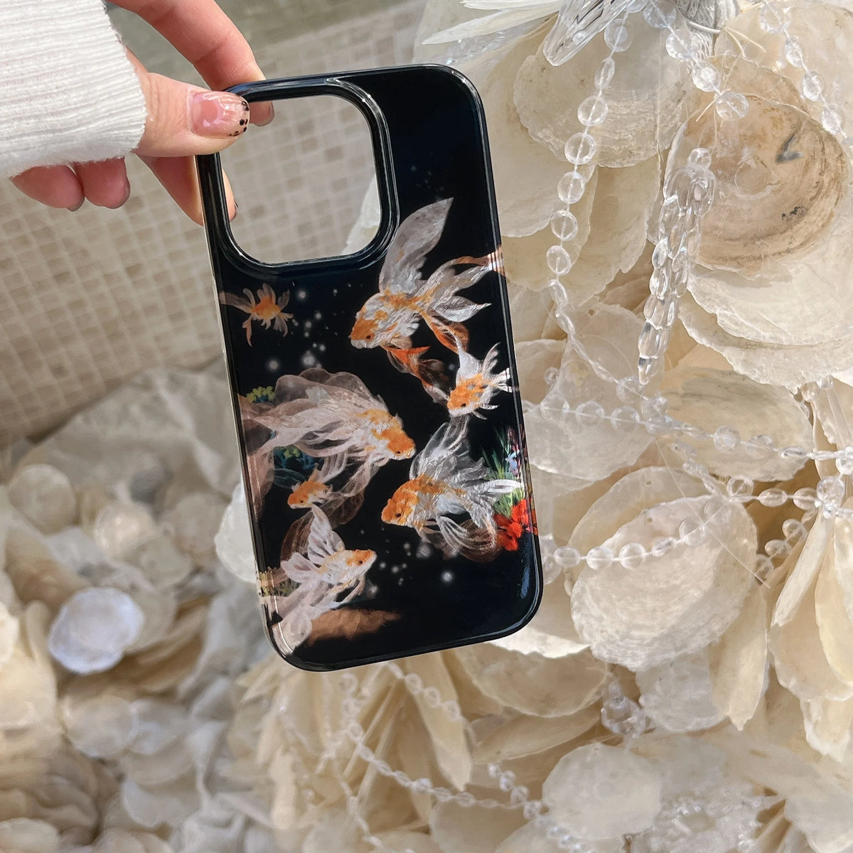 Classy Goldfish iPhone Case