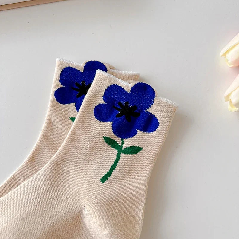 Flower Power Crew Socks