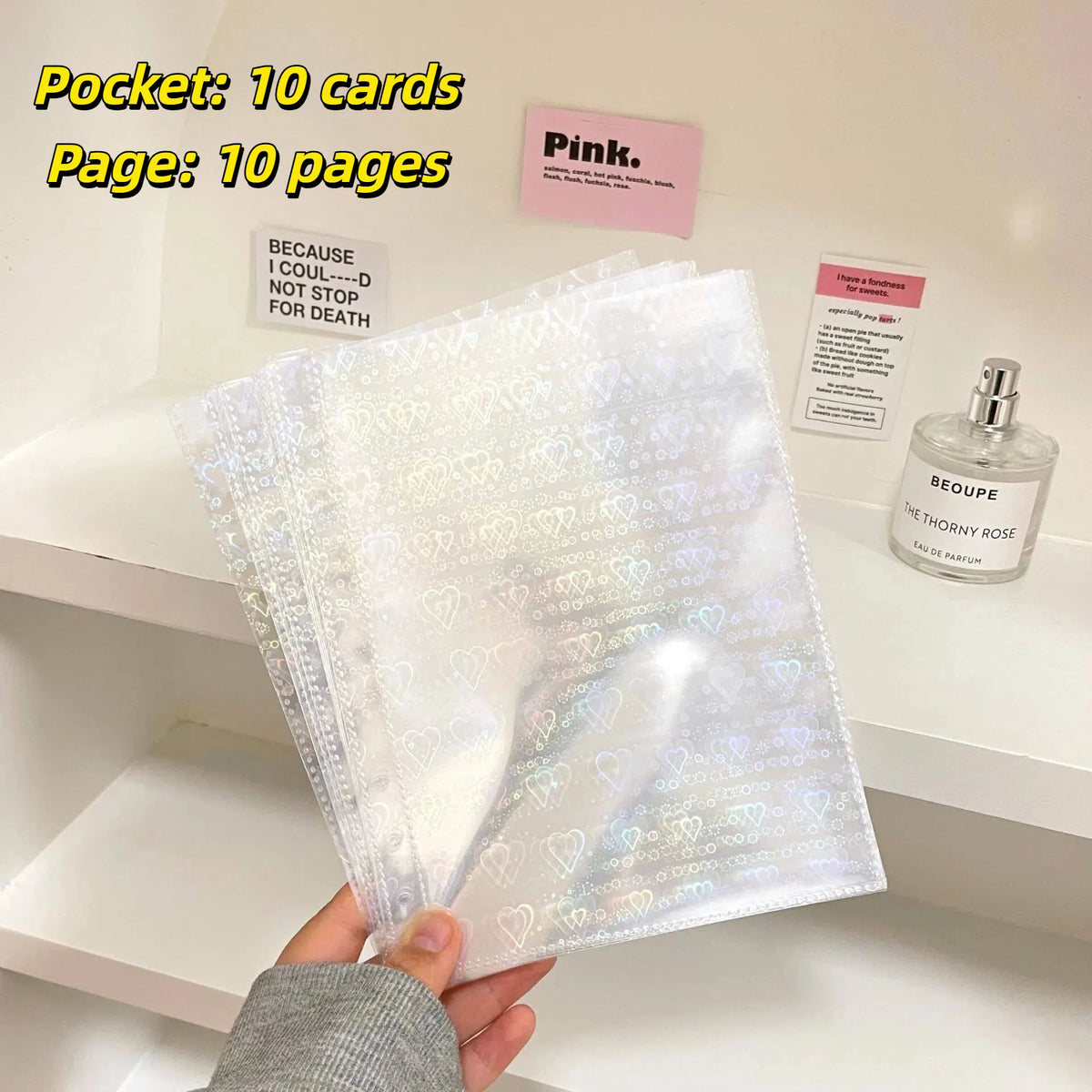 Trading Card Insert Sleeve Planner Page Sets (Set of 10 Sheets)