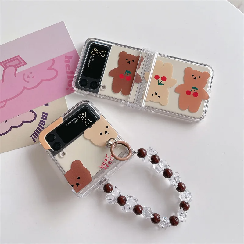 Teddy Bear Galaxy Z Flip Phone Case (3 Designs)