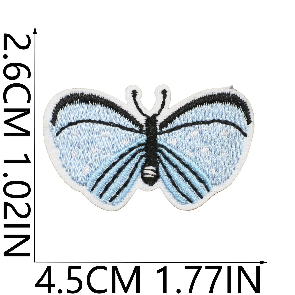 Embroidered Flower Garden Iron-On Patch
