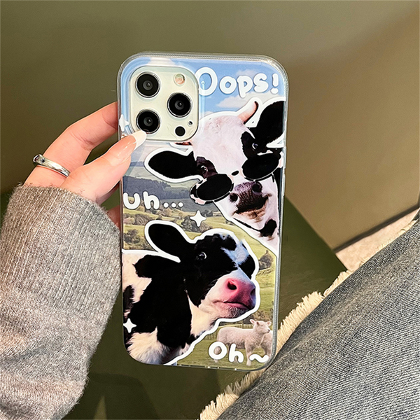Cow Collage iPhone Case