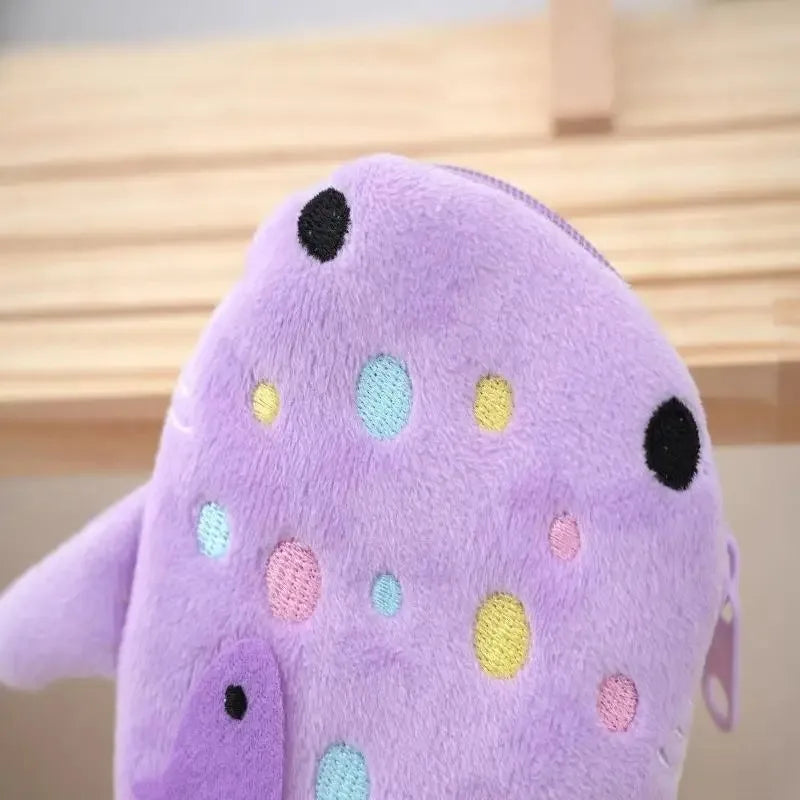 Plush Whale Shark Coin Purse (8 Colours) - Ice Cream Cake