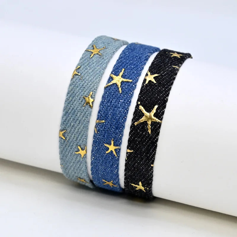 Denim Star Bracelet
