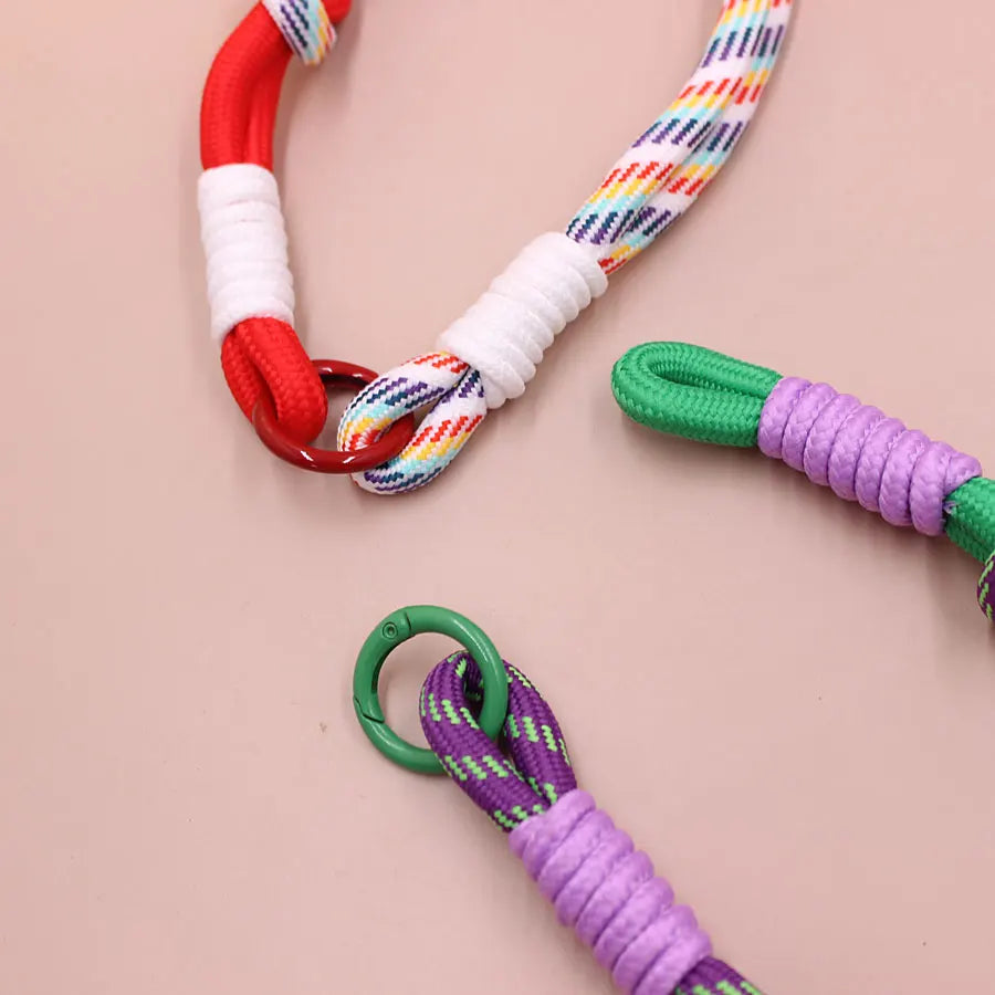 Detachable braided wrist strap—suitable for mobile phones, figurines, keychains, bags, and water bottle accessories. - Ice Cream Cake