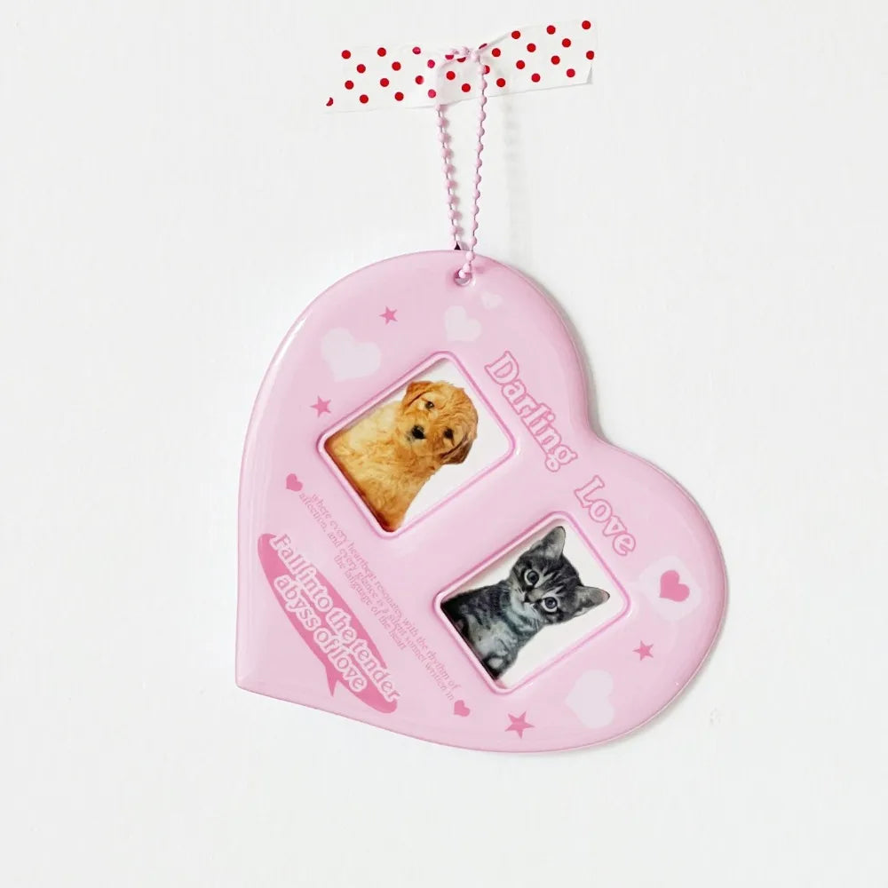 Heart Photo Frame Keychain