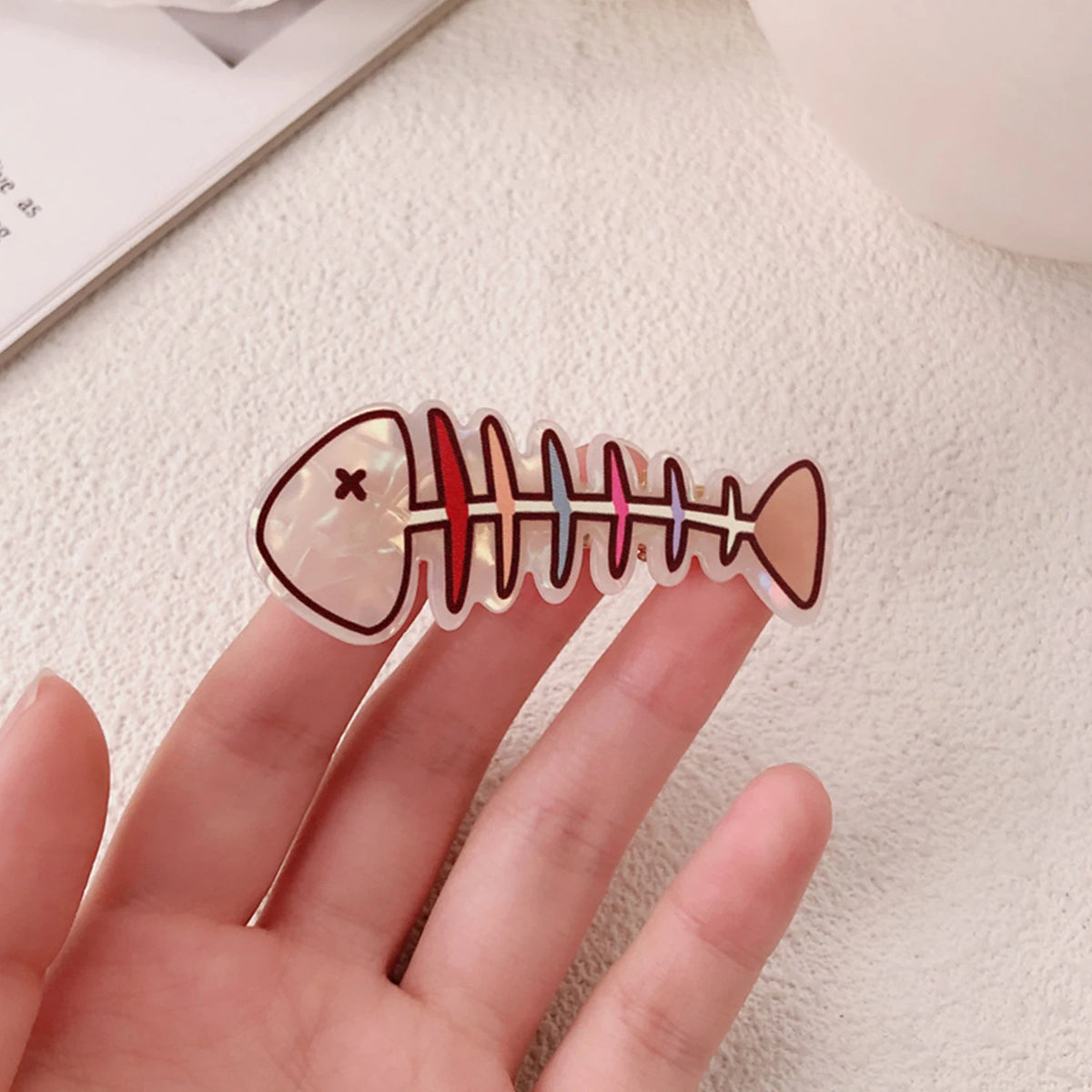 Mini Fish Hairclip - Ice Cream Cake