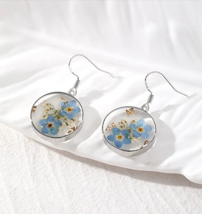 Dried Flower Charm Jewelry
