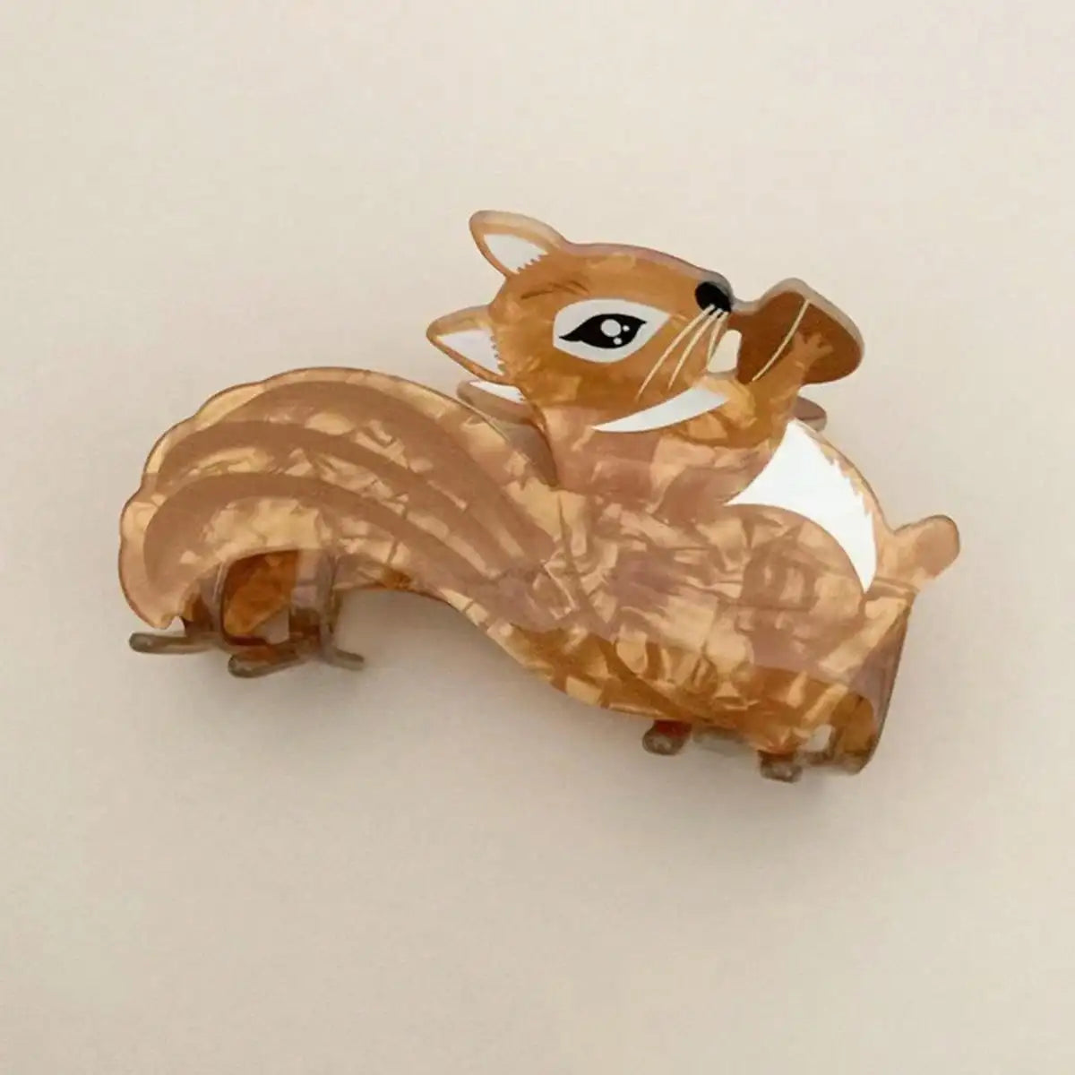 Autumn Friends Glossy Acrylic Hair Claw Clip
