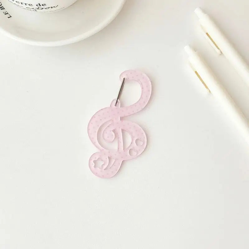 Polka Dot Musical Note Clip