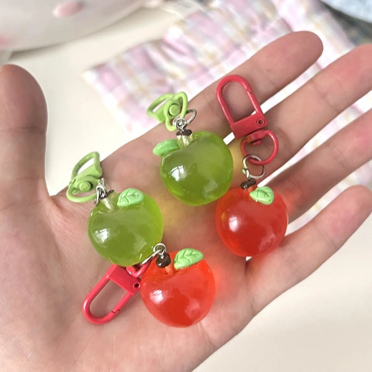Candy Apple Clip-On Charm