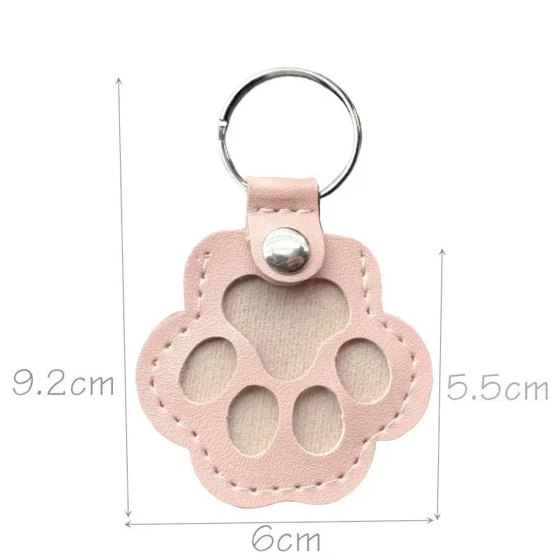 Pet Paw Fur Keeper Keychain