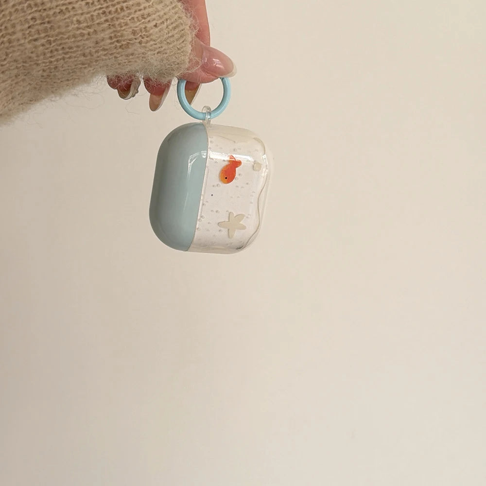 Goldfish Clip-On AirPods Charger Case Cover