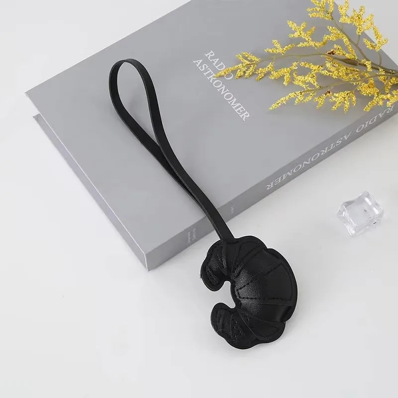 Croissant Bag Charm, Fashion Bread Charm for Handbags Purse Bag Accessories Car Charms PU Key Charms - Ice Cream Cake