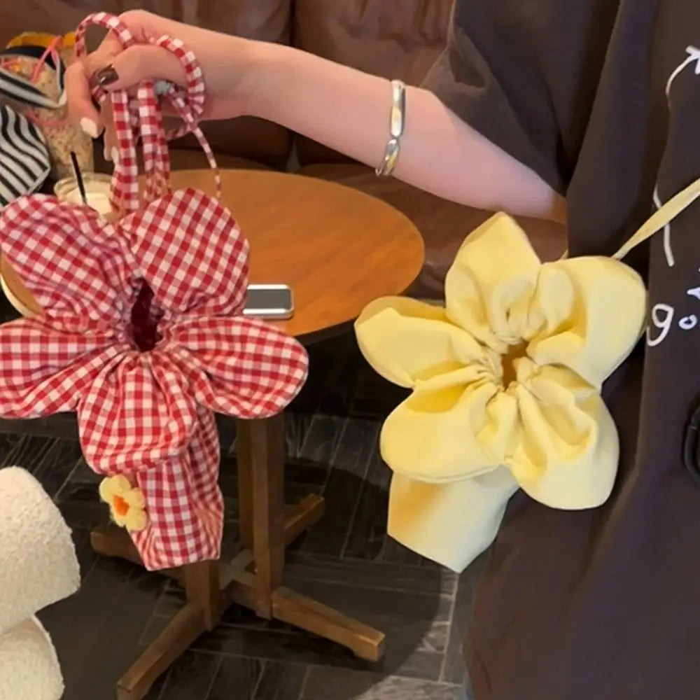 Drawstring Flower Petal Purse (3 Colours) - Ice Cream Cake
