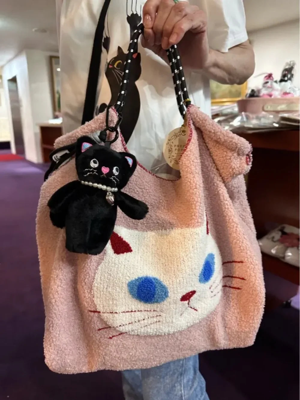 Fashion Cat Plush Keychain (14 Designs)