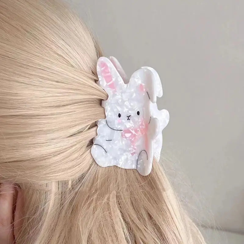 Bunny Character Hair Claw Clip