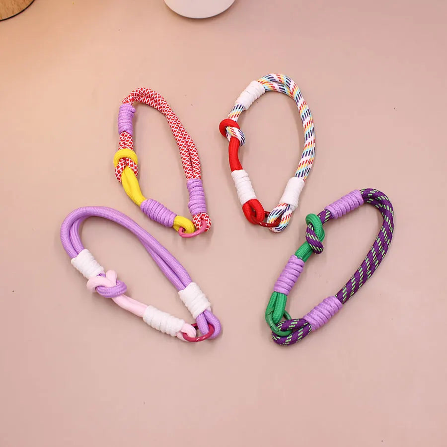 Detachable braided wrist strap—suitable for mobile phones, figurines, keychains, bags, and water bottle accessories. - Ice Cream Cake