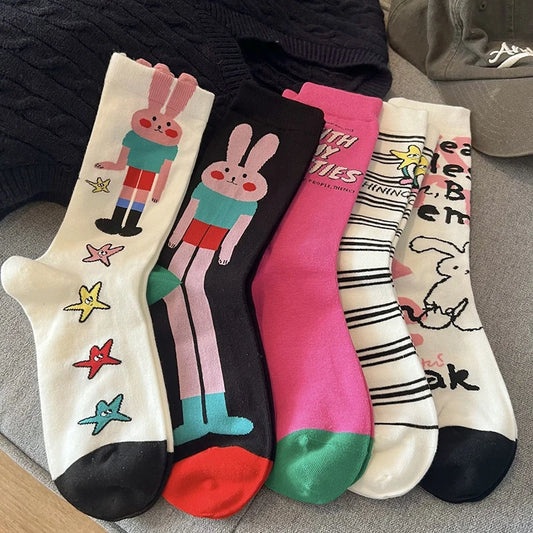 Bunny Time Crew Socks