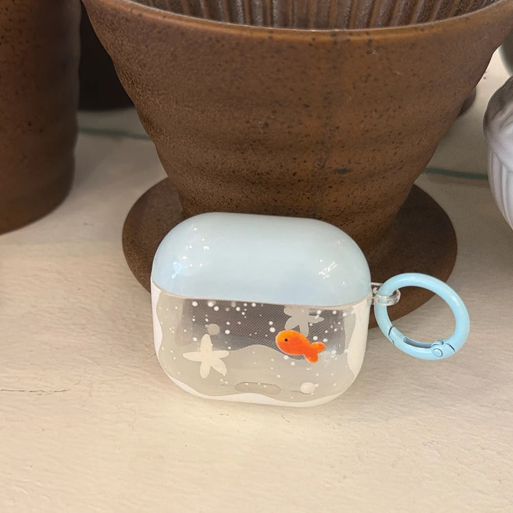 Goldfish Clip-On AirPods Charger Case Cover