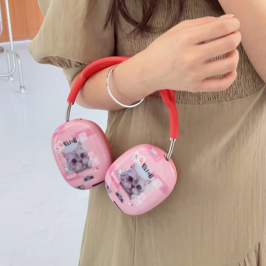 y2k Cat Photo Collage Headphone Covers
