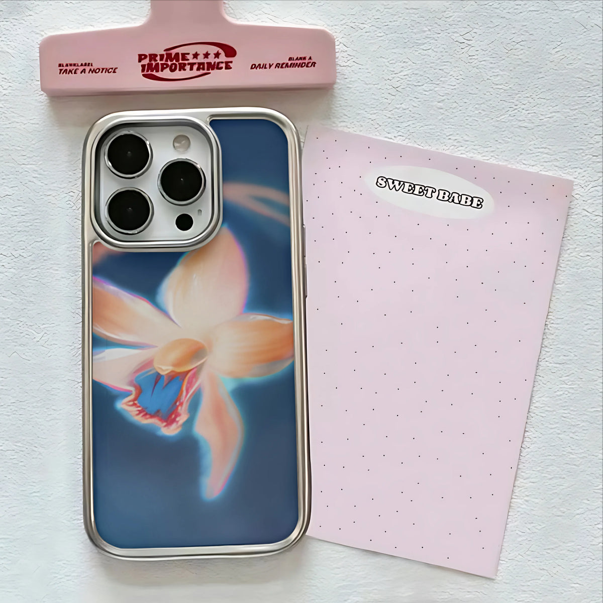 Glowy Orchid iPhone Case