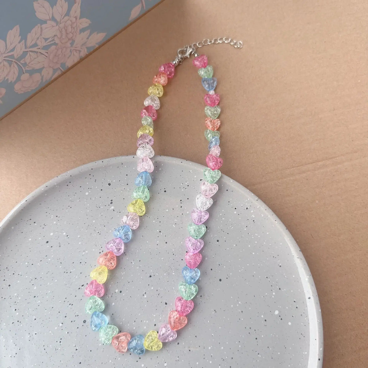 Candy Hearts Choker Necklace