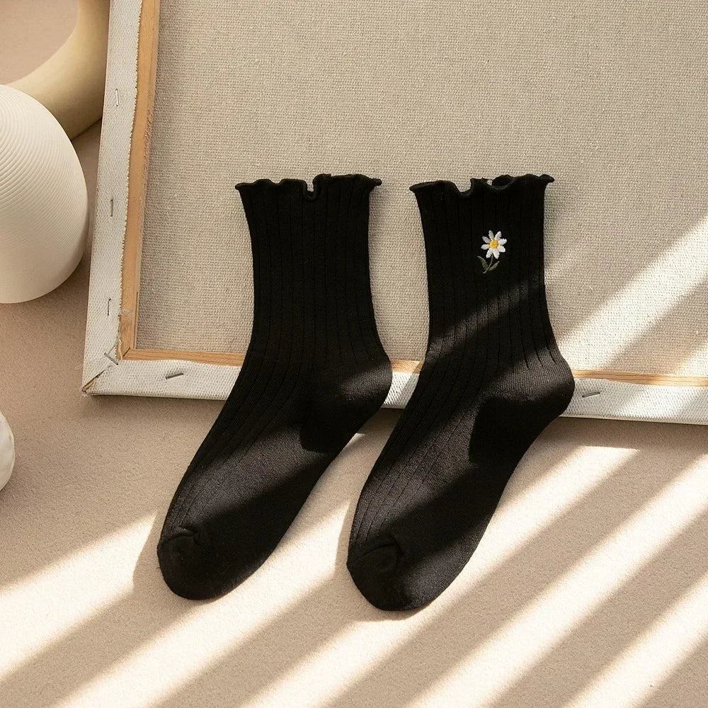 Flower Power Crew Socks