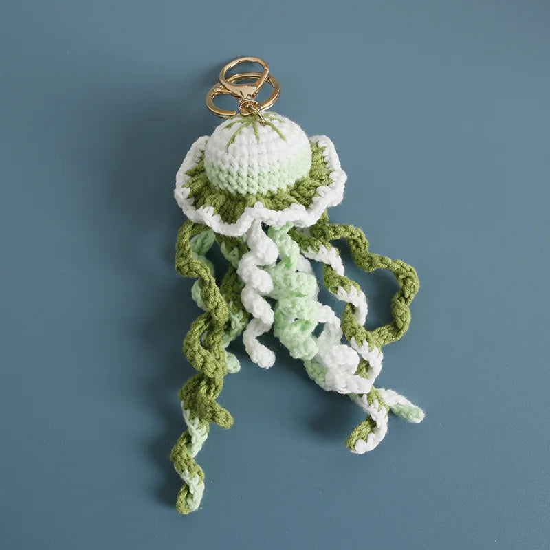 Handmade Crochet Ocean Friends Keychain Charm