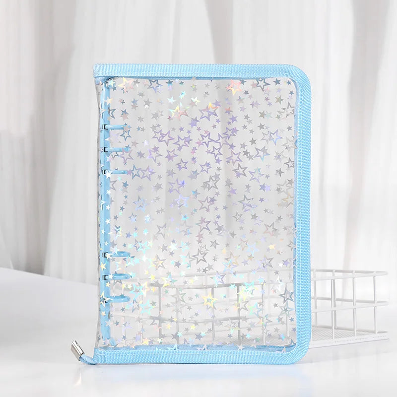 A5 Iridescent Star Ring Binder