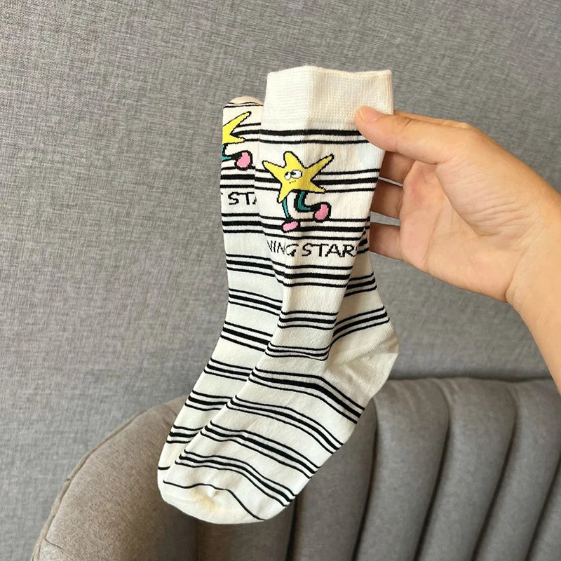 Bunny Time Crew Socks - Ice Cream Cake