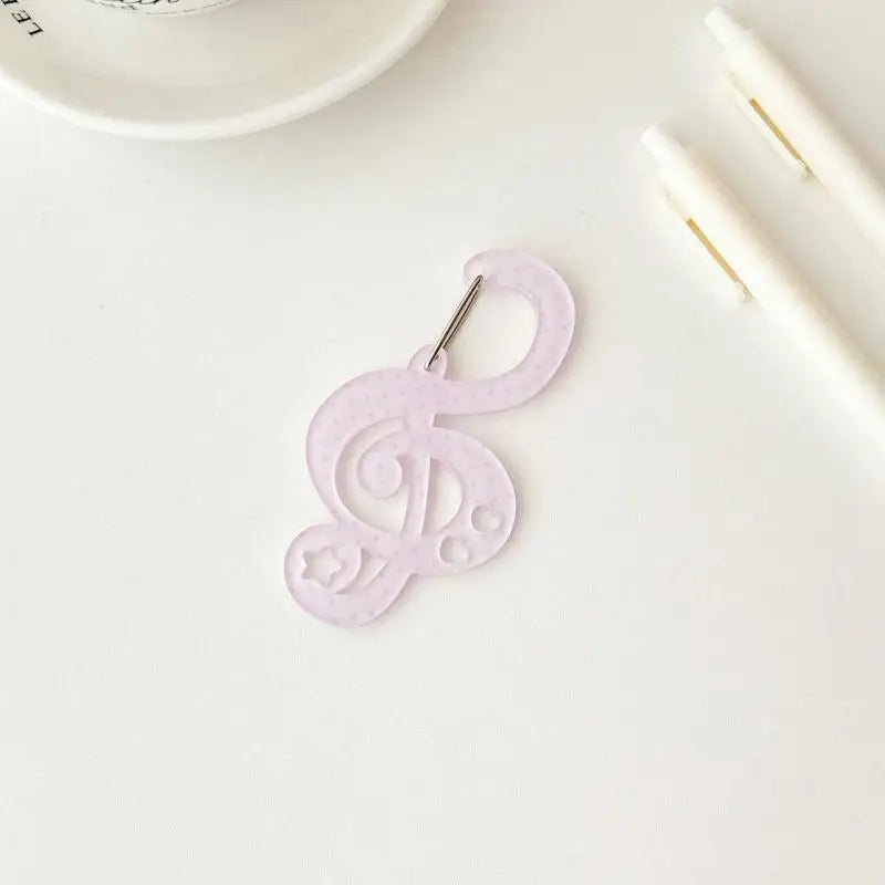 Polka Dot Musical Note Clip