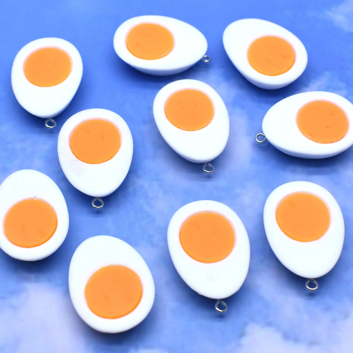 Hardboiled Egg Earrings - Ice Cream Cake