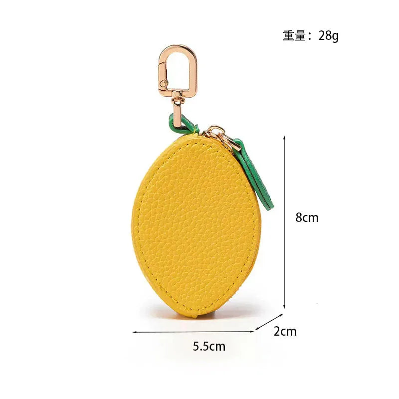 Fruit Shaped Mini Zipper Purse