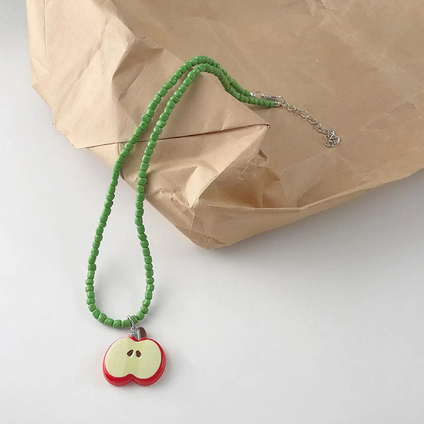 Beaded Fruit Necklace