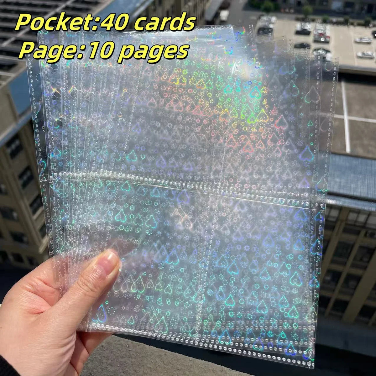 Trading Card Insert Sleeve Planner Page Sets (Set of 10 Sheets)