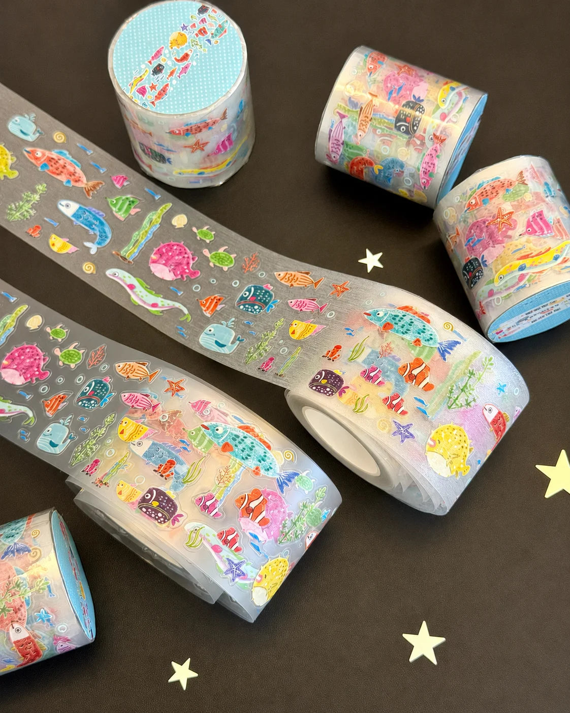 Underwater Fish Party Jumbo Sticker Sheet