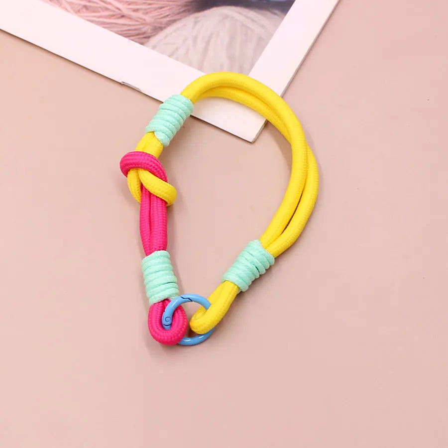 Detachable braided wrist strap—suitable for mobile phones, figurines, keychains, bags, and water bottle accessories. - Ice Cream Cake
